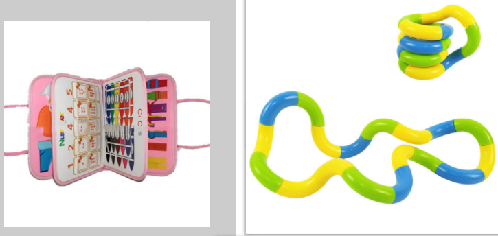 LittleMaylah™  Children's Busy Board Dressing And Buttoning Learning Baby Early Education Preschool Sensory Learning Toy