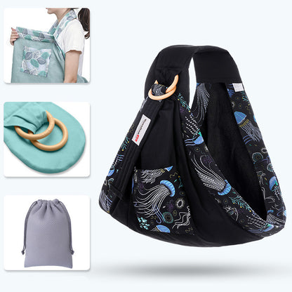LittleMaylah™ Soft Baby Wrap Carrier – Adjustable Infant Sling & Nursing Cove