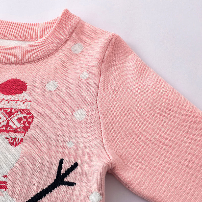 LittleMaylah™ Christmas Snowman Baby Hoodie