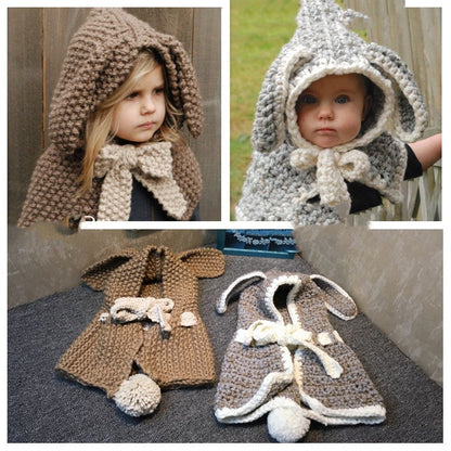 LittleMaylah™ Girls Hats scarf Handmade