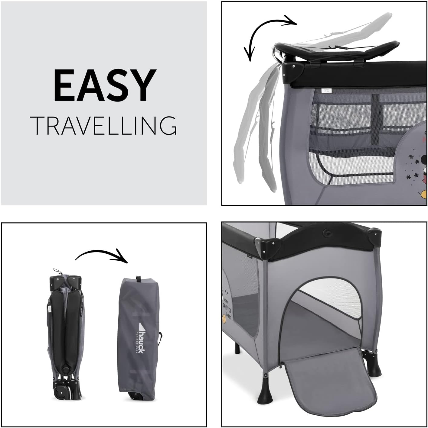 LittleMaylah™ | Hauck Sleep N Play Center, Stars – Travel Cot & Changing Station