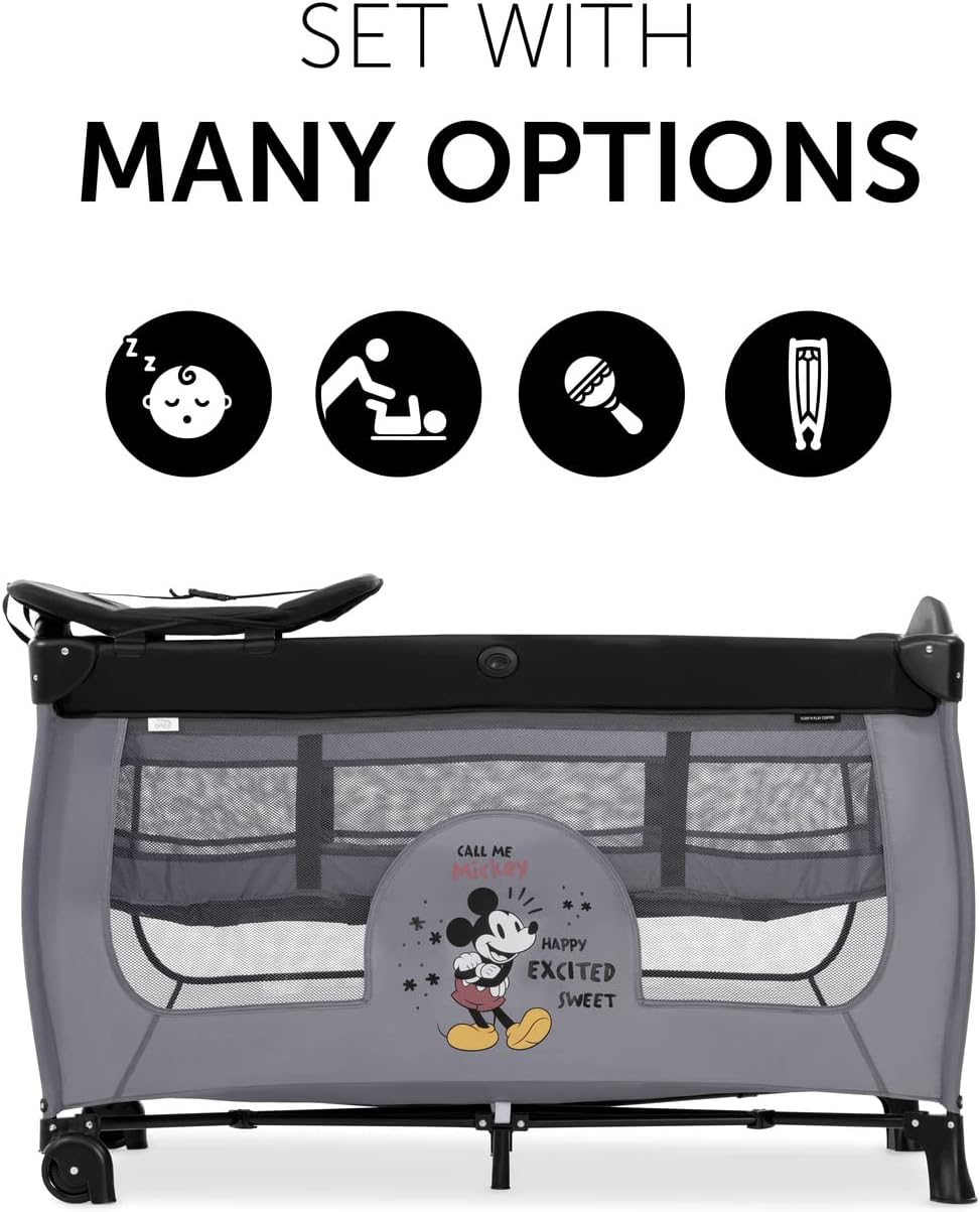 LittleMaylah™ | Hauck Sleep N Play Center, Stars – Travel Cot & Changing Station