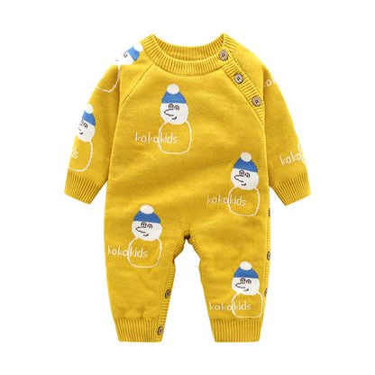 LittleMaylah™ Christmas Newborn Baby Crawling Outfit