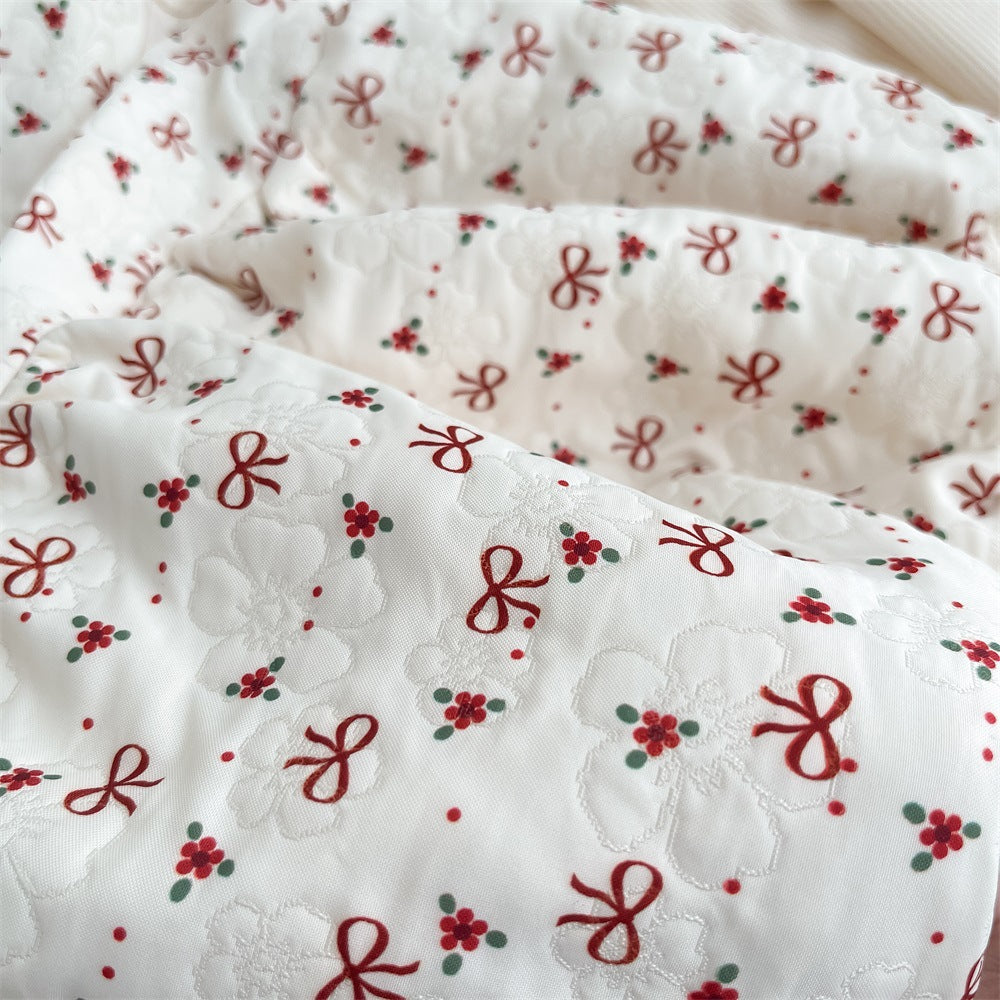 LittleMaylah™ Velvet Baby Bow Gown