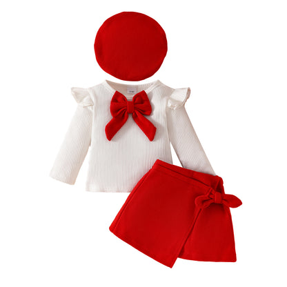 LittleMaylah™ Christmas Fashion Girl 3-Piece Outfit