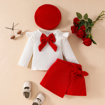 LittleMaylah™ Christmas Fashion Girl 3-Piece Outfit