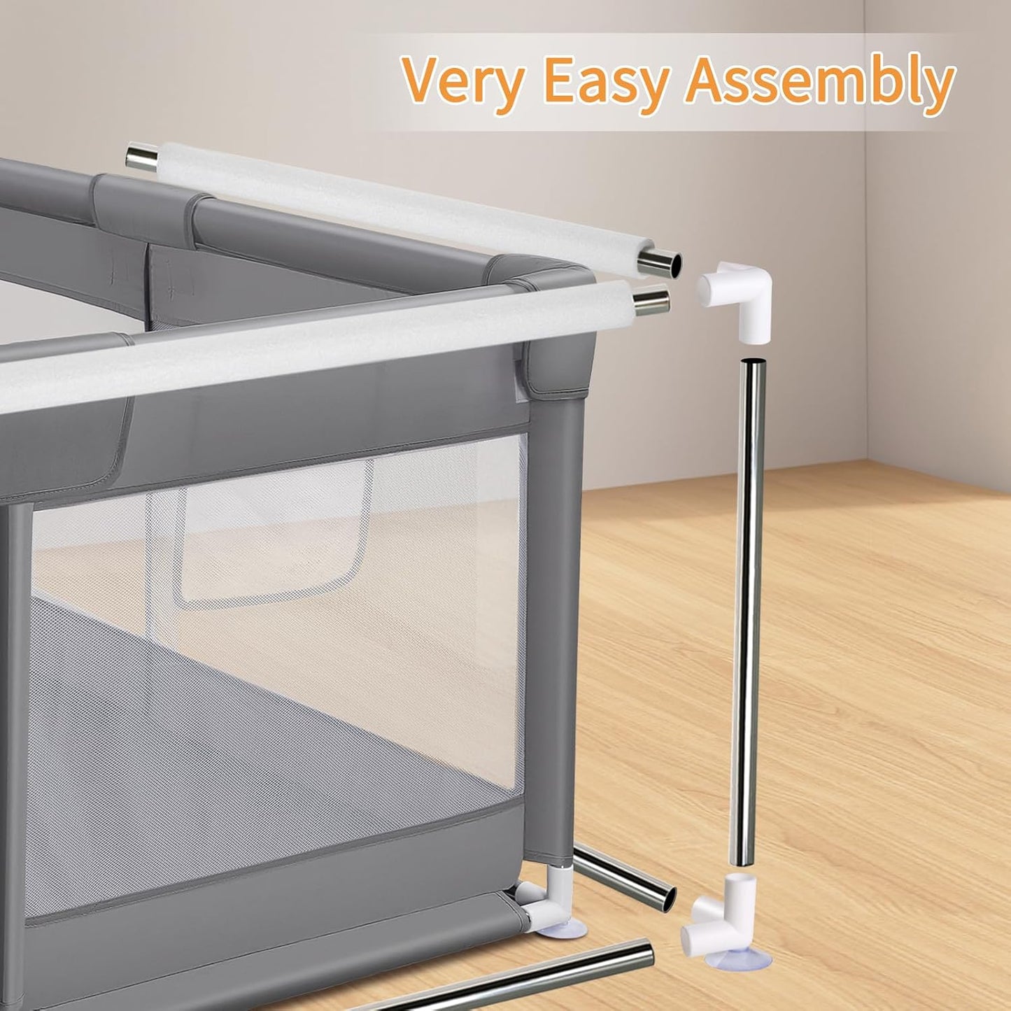 Foldable Baby Playpen – Safe, Spacious & Stylish Playtime