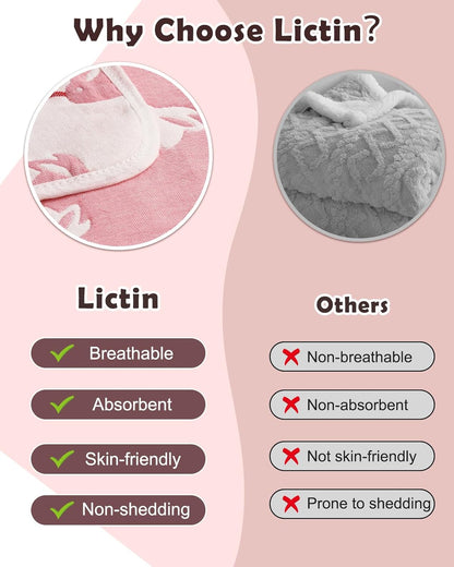 LittleMaylah™ Baby Gift Set for Boys Girls, 14PCS Baby Shower Gifts, Neutral Newborn Gifts Basket with Baby Blanket, Wooden Monthly Milestone Cards, Elephant Security Blanket (Grey, 14pcs)