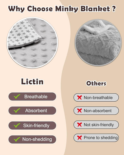 LittleMaylah™ Baby Gift Set for Boys Girls, 14PCS Baby Shower Gifts, Neutral Newborn Gifts Basket with Baby Blanket, Wooden Monthly Milestone Cards, Elephant Security Blanket (Grey, 14pcs)