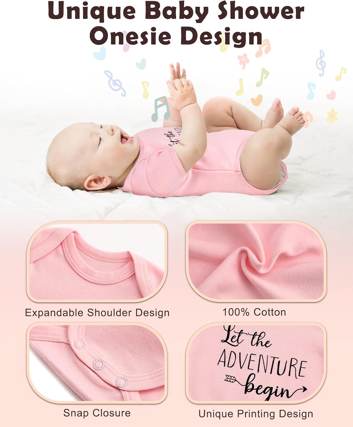 LittleMaylah™ Baby Gift Set for Boys Girls, 14PCS Baby Shower Gifts, Neutral Newborn Gifts Basket with Baby Blanket, Wooden Monthly Milestone Cards, Elephant Security Blanket (Grey, 14pcs)