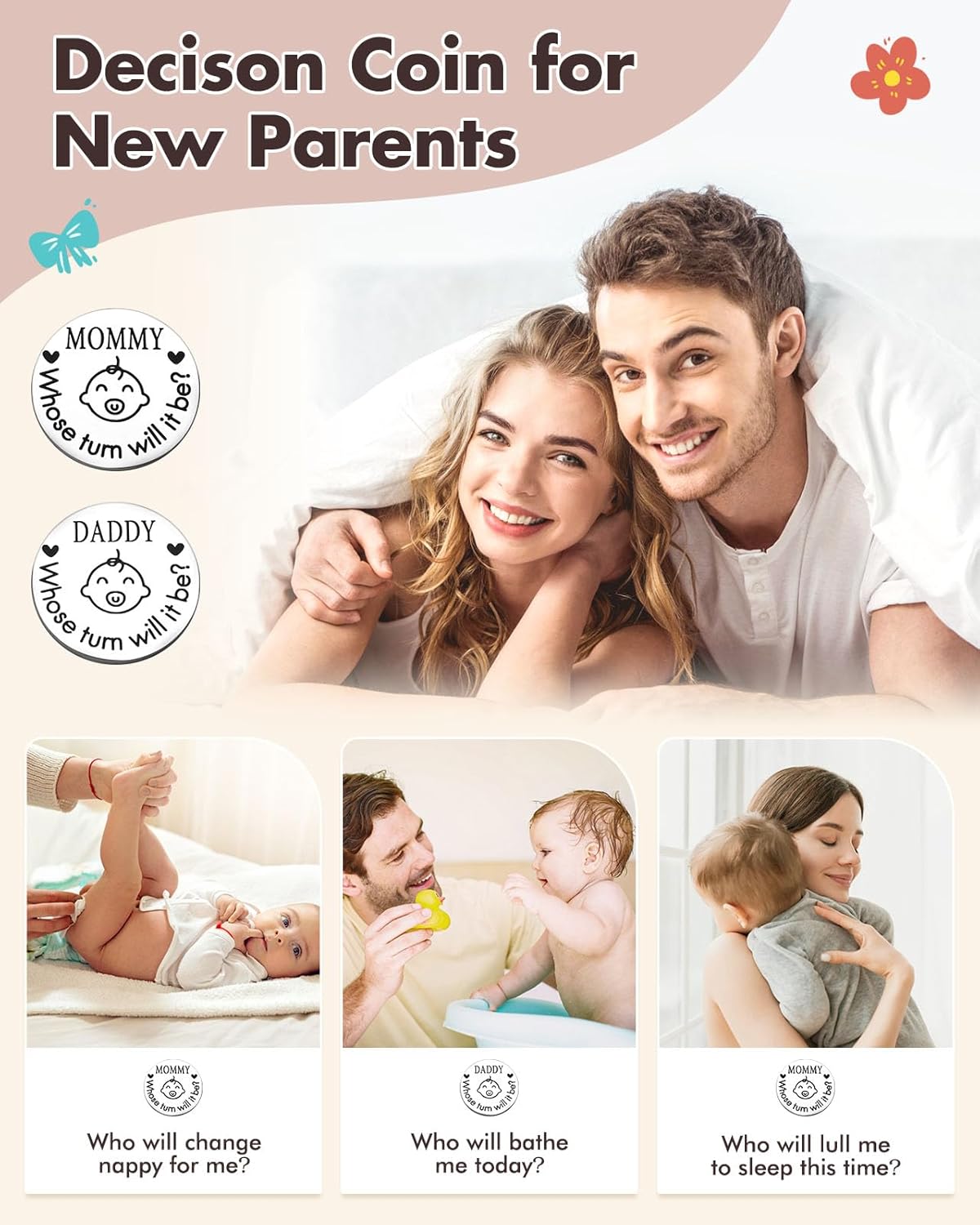 LittleMaylah™ Baby Gift Set for Boys Girls, 14PCS Baby Shower Gifts, Neutral Newborn Gifts Basket with Baby Blanket, Wooden Monthly Milestone Cards, Elephant Security Blanket (Grey, 14pcs)