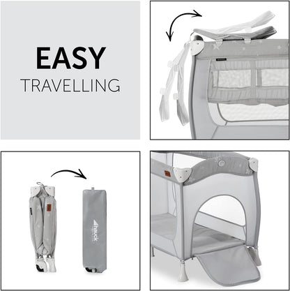 LittleMaylah™ | Hauck Sleep N Play Center, Stars – Travel Cot & Changing Station