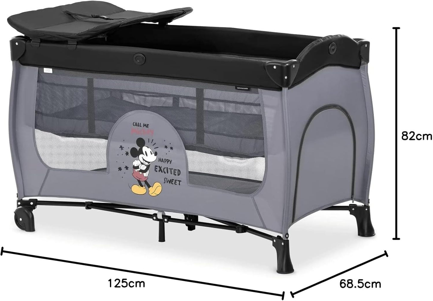 LittleMaylah™ | Hauck Sleep N Play Center, Stars – Travel Cot & Changing Station