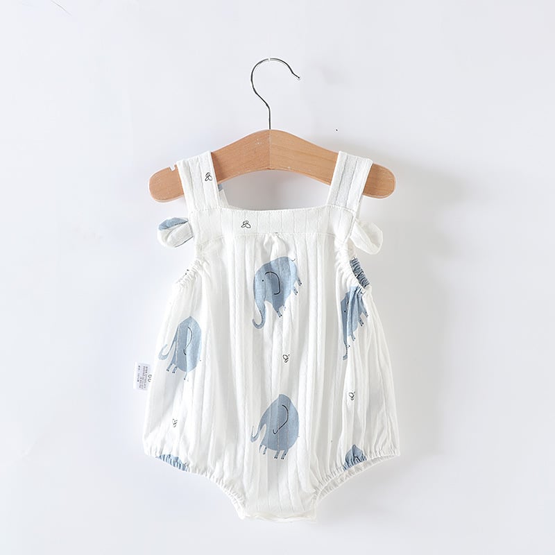 LittleMaylah™ Baby Girl Triangle Romper