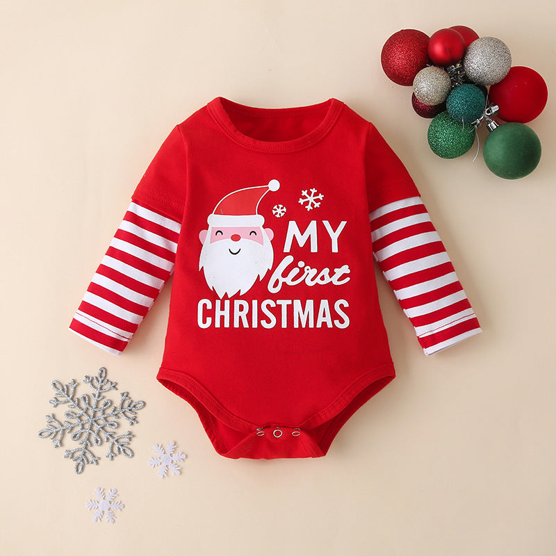 LittleMaylah™ Christmas Baby 3-Piece Outfit Set