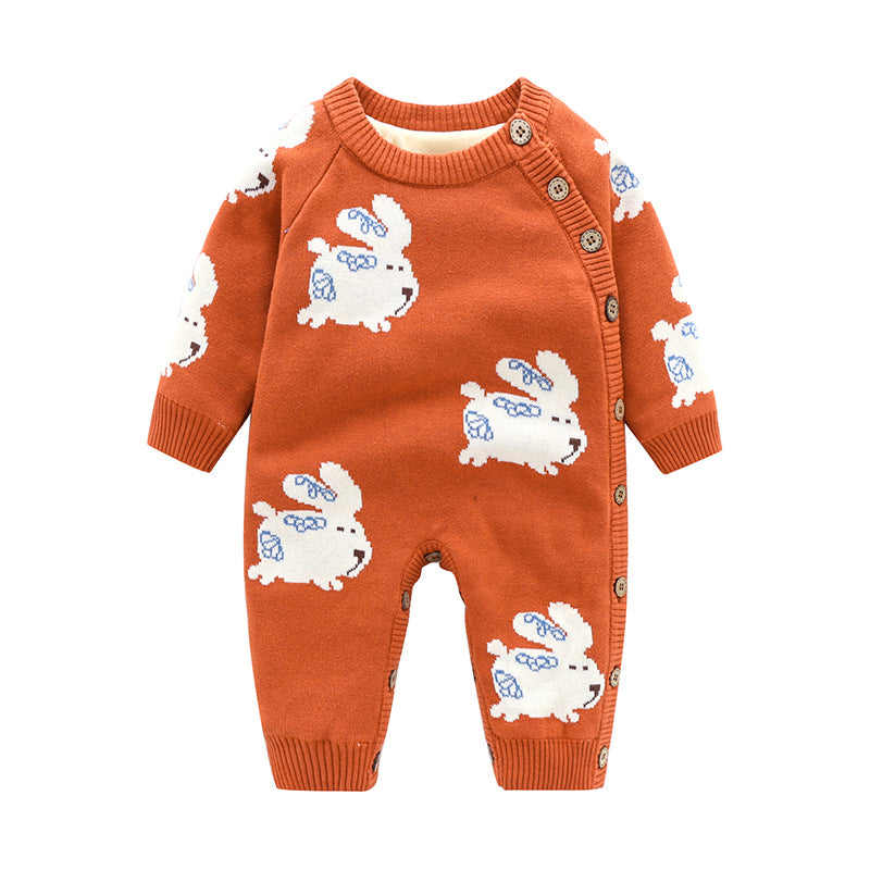 LittleMaylah™ Christmas Newborn Baby Crawling Outfit