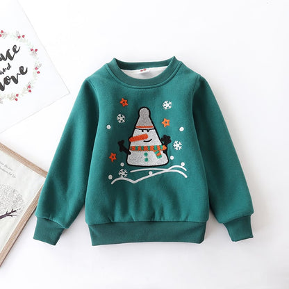 LittleMaylah™ Christmas Snowman Baby Sweater