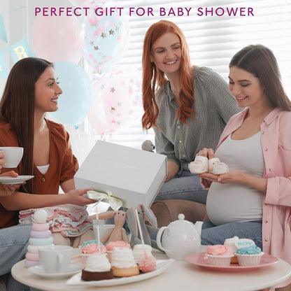 LittleMaylah™ New Mum-to-Be Pamper Hamper – 9-Piece Luxury Baby Shower Gift Set & Self-Care Spa Package
