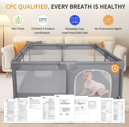 Foldable Baby Playpen – Safe, Spacious & Stylish Playtime