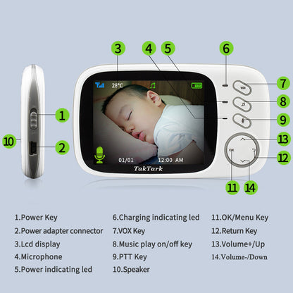 LittleMaylah™ | 3.2 Inch Digital Baby Care Device