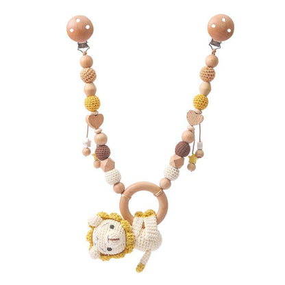 LittleMaylah™ Bunny Crib Hanging Music Toy – Soft Plush Pendant & Teething Rattle for Babies