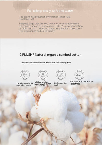 Maisie™ Pure Cotton Newborn Baby Supplies Vest-style Baby Sleeping Bag