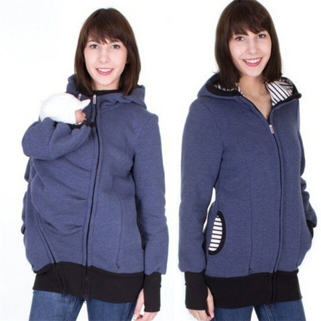 LittleMaylah™ Maternity Baby Carry Winter Hoodie