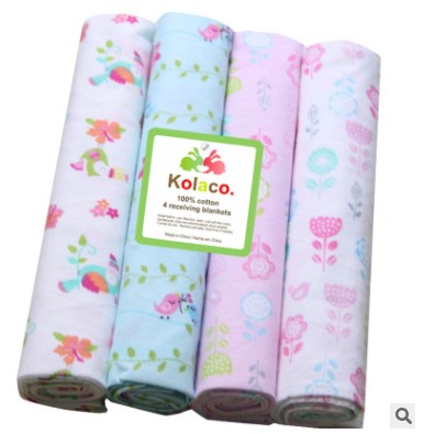 LittleMaylah™ 4-Piece Cotton Baby Swaddle Blanket