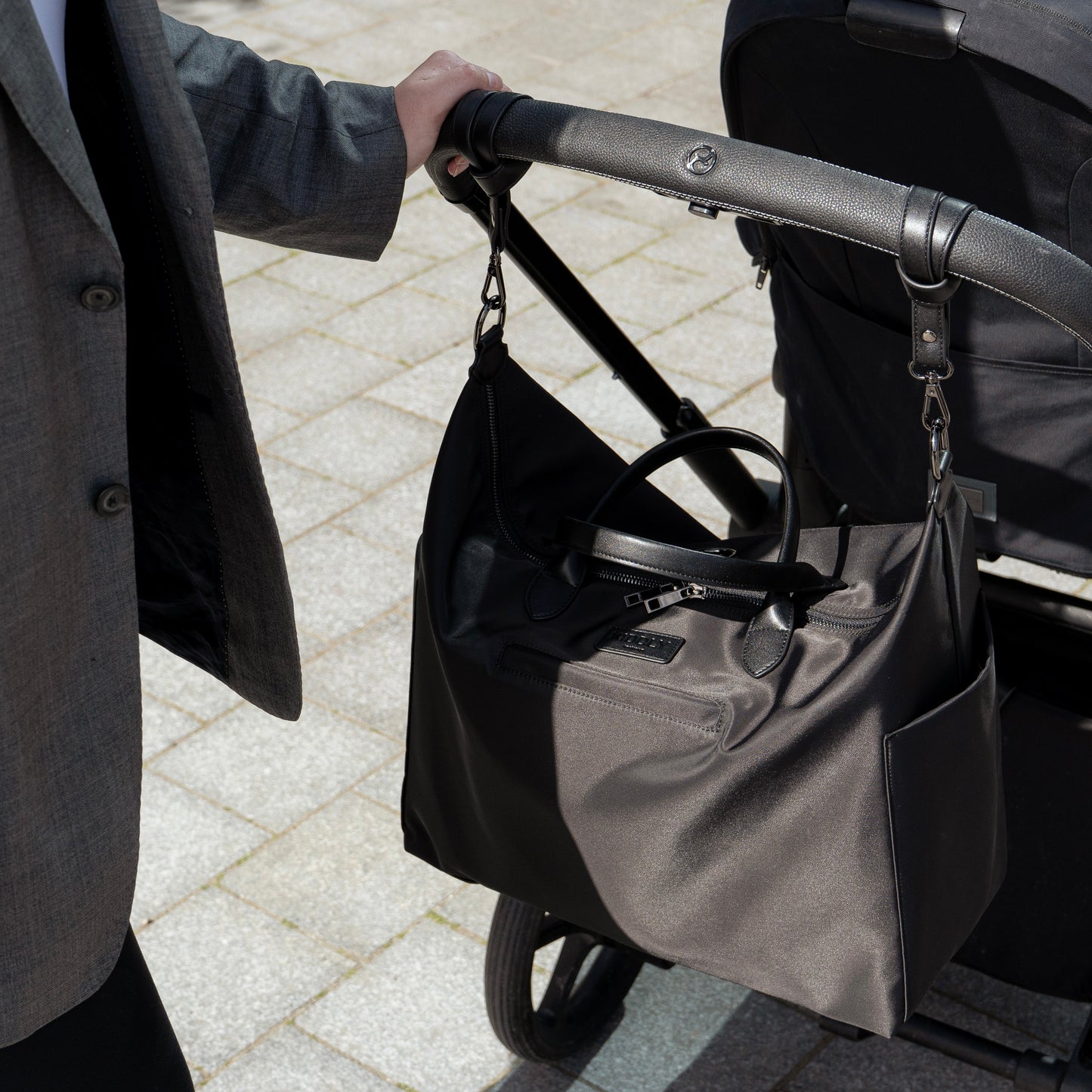 LittleMaylah™ Diaper Bag – Nylon Black