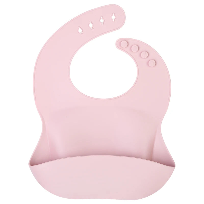 LittleMaylah™ Baby Bib Plates Bowl Spoon Tableware Silicone Baby Feeding Gift Set