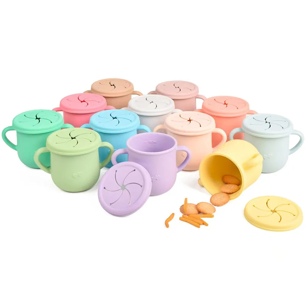 LittleMaylah™ Square Suction Silicone Baby Feeding Plate – Safe, Easy, Joyful Mealtime