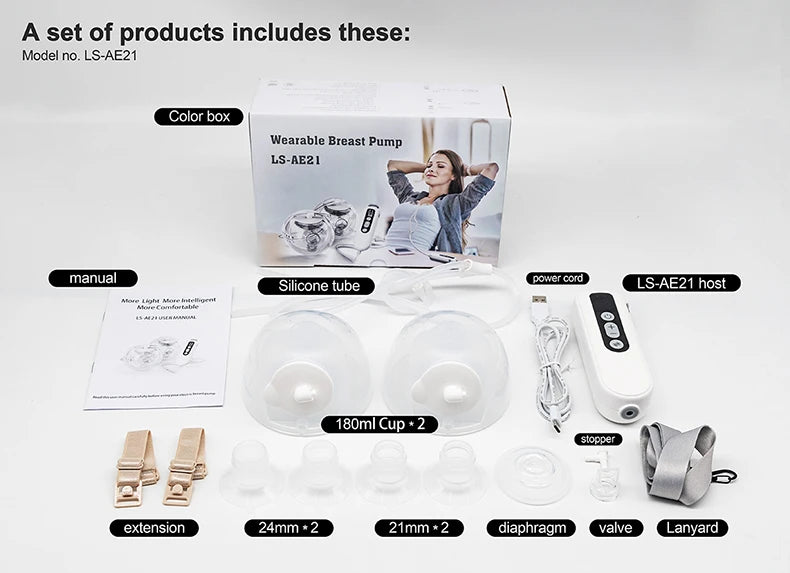 UltraSlim™ Hands-Free Breast Milk Extractor – Quiet, Wearable, Powerful.