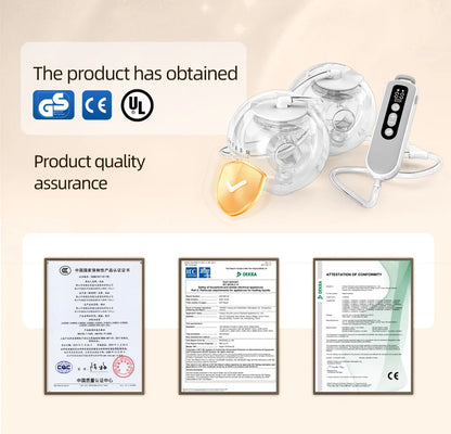 UltraSlim™ Hands-Free Breast Milk Extractor – Quiet, Wearable, Powerful.