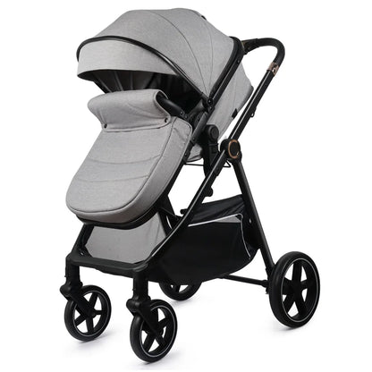 LittleMaylah™ 3-in-1 Baby Stroller & Car Seat Travel System – Luxury Kinderwagen Pram with Carriage