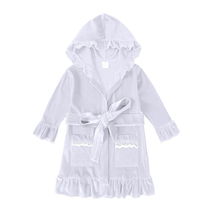 LittleMaylah™ Kids Gold Velvet Bathrobe