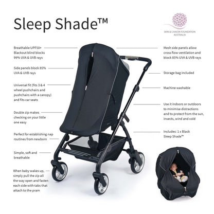 LittleMaylah™  Sleep Shade – Black, Light-Blocking Eye Mask