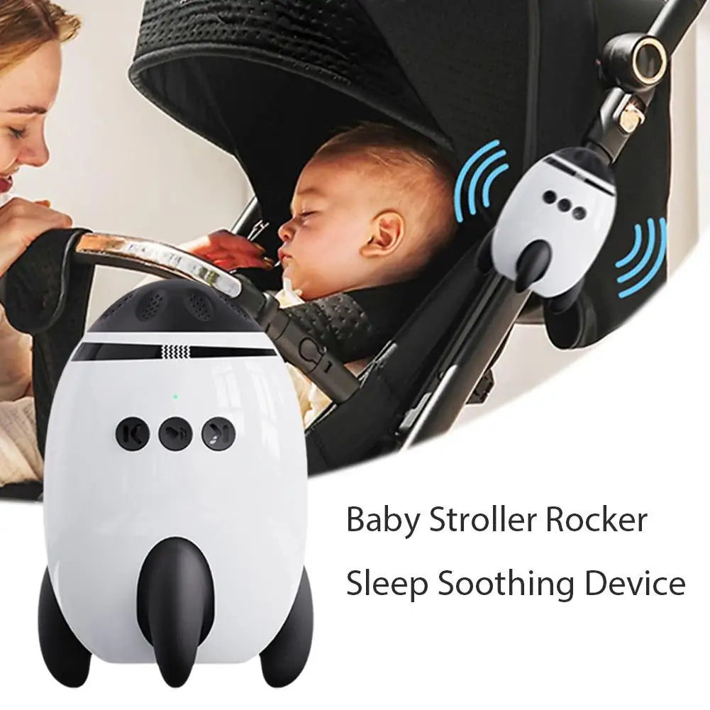 LittleMaylah™ Baby Stroller Rocker | Portable Automatic Infant Swing Sleep Soother with White Noise & Bluetooth