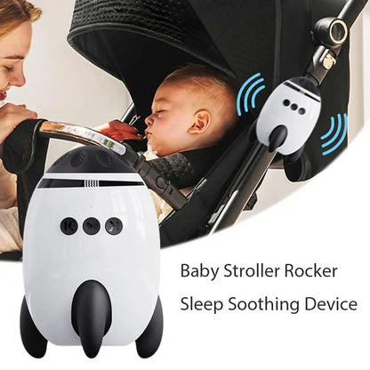 LittleMaylah™ Baby Stroller Rocker | Portable Automatic Infant Swing Sleep Soother with White Noise & Bluetooth