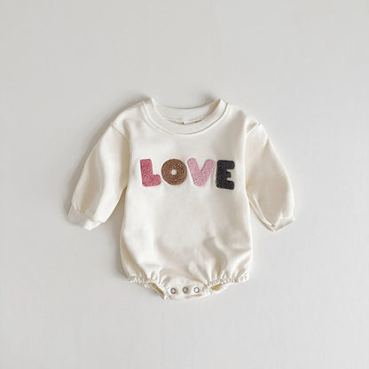 Jumpsuit LOVE Embroidery Soft Cotton