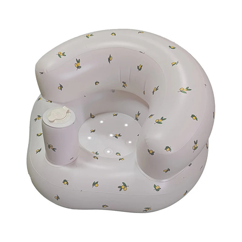 Baby Inflatable Seat for Babies 3-36 Month Built in Air Pump Infant Back Support Sofa Toddler Chair for SittingUp Baby Bath Seat