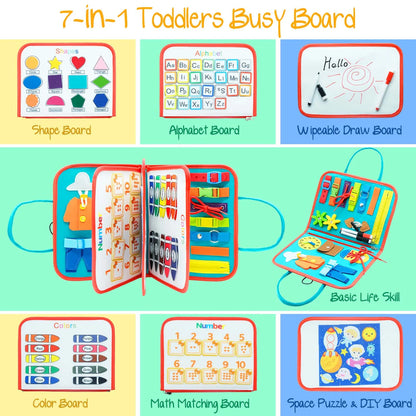 LittleMaylah Toddler Montessori Busy Board