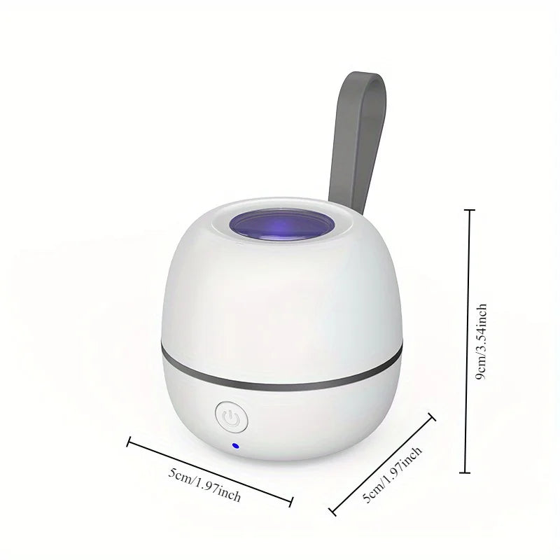 Portable Pacifier Disinfection Box Travel Rechargeable Pacifier Disinfection Box Cleans Within 180 Seconds