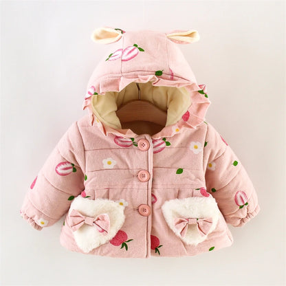 LittleMaylah™ Strawberry Padded Coat
