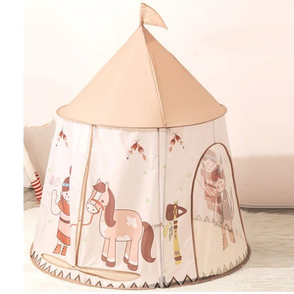 LittleMaylah™ Pop-Up Playhouse Tent – Mushroom Princess Teepee for Kids