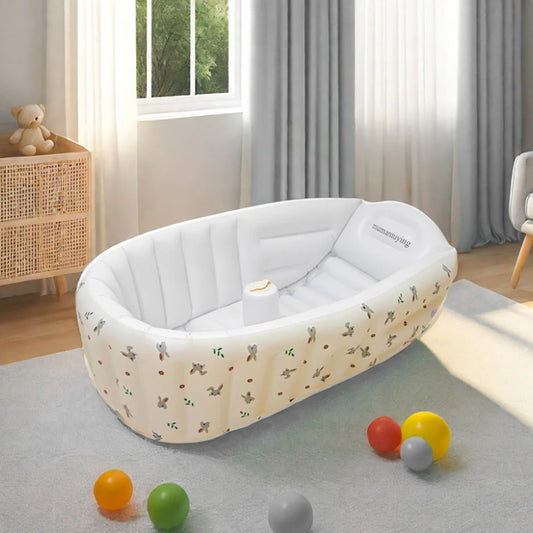 LittleMaylah™ Baby Inflatable Bathtub & Pool – Portable Newborn & Kids Outdoor Bath