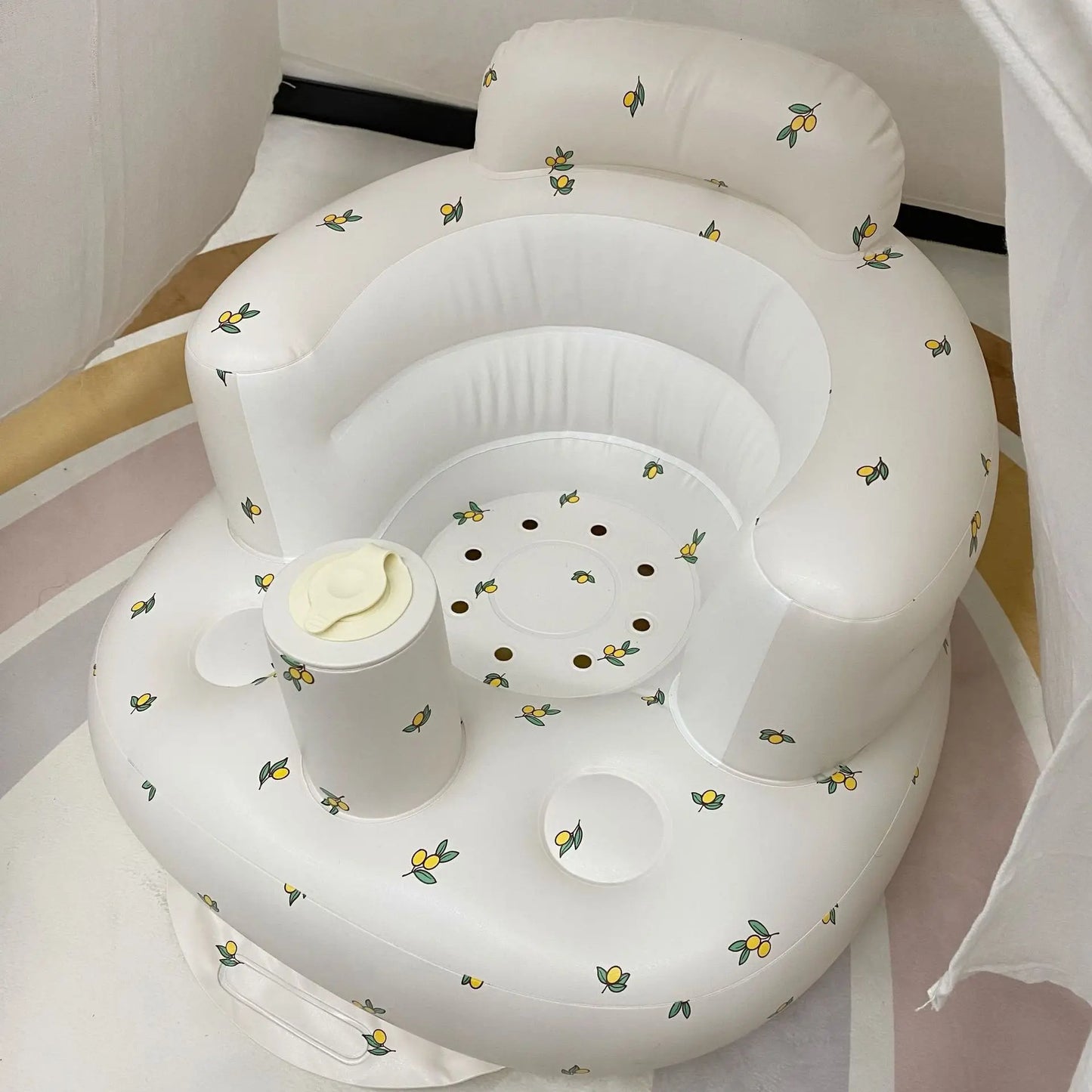 LittleMaylah™ Baby Inflatable Sofa – Portable Multifunctional Bath Chair & Sitting Trainer