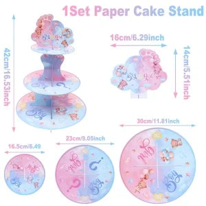 Gender Reveal Party Disposable Tablecloth Boy or Girl Baby Shower Decor Newborn Table Cover Gender Reveal Party Supplies