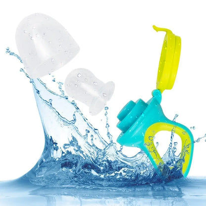 LittleMaylah™ Silicone Baby Food Feeder – Squeezing Bottle with Pacifier Spoon for Easy Feeding