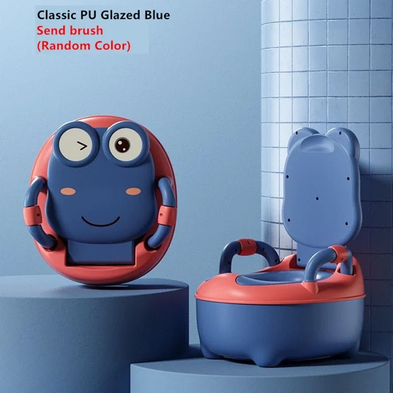 LittleMaylah™ Cartoon Frog Baby Potty Seat – Portable Children’s Toilet Training Seat & Travel Potty