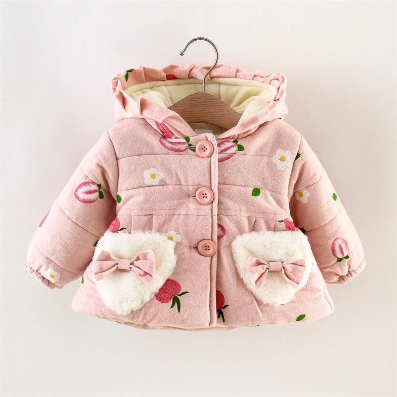 LittleMaylah™ Strawberry Padded Coat